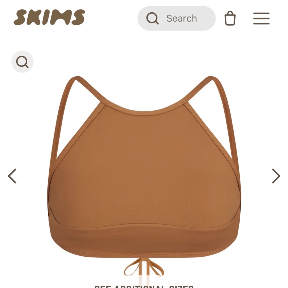SKIMS HALTER TOP SWIM